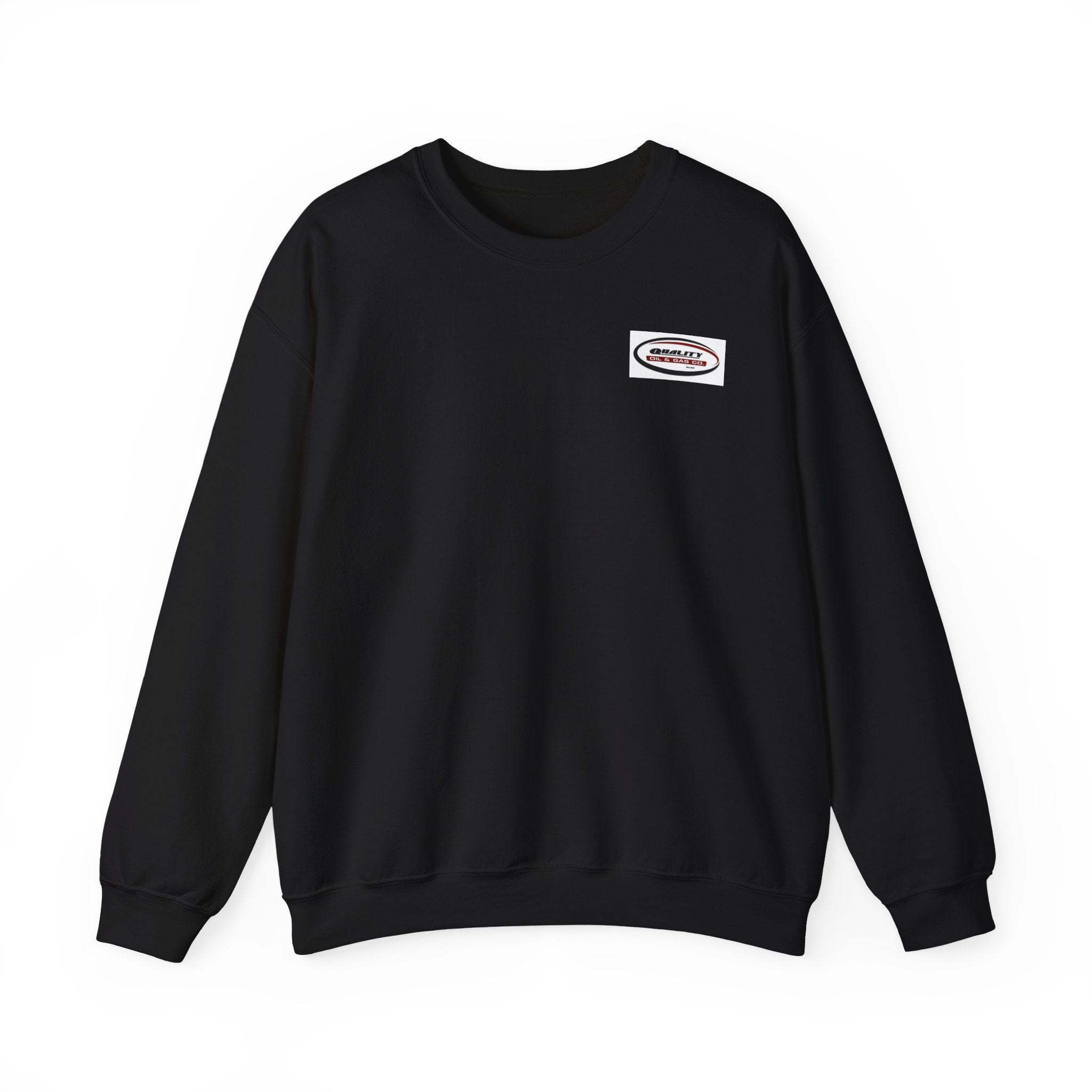 Crewneck Sweatshirt — Minimal Oval Logo Chest Graphic
