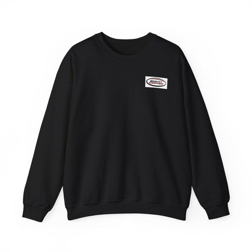 Crewneck Sweatshirt — Minimal Oval Logo Chest Graphic