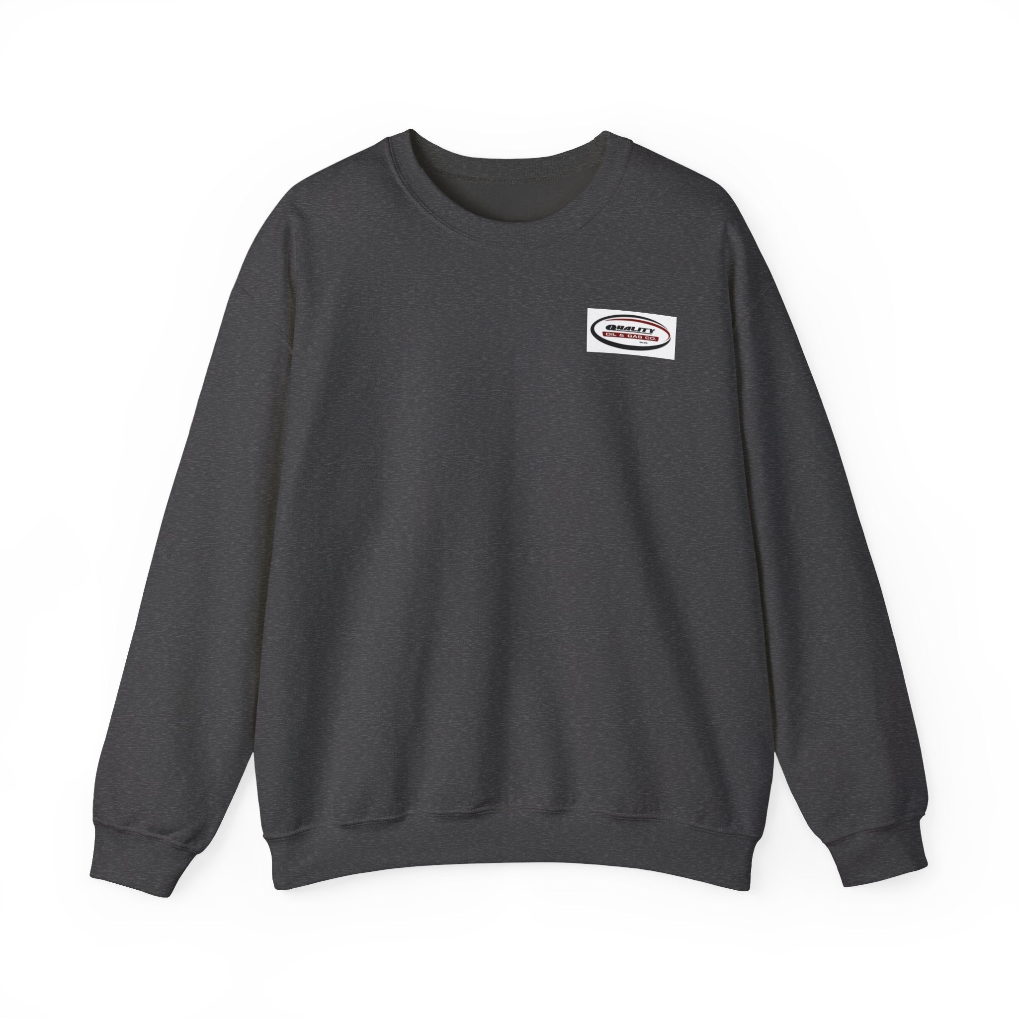 Crewneck Sweatshirt — Minimal Oval Logo Chest Graphic