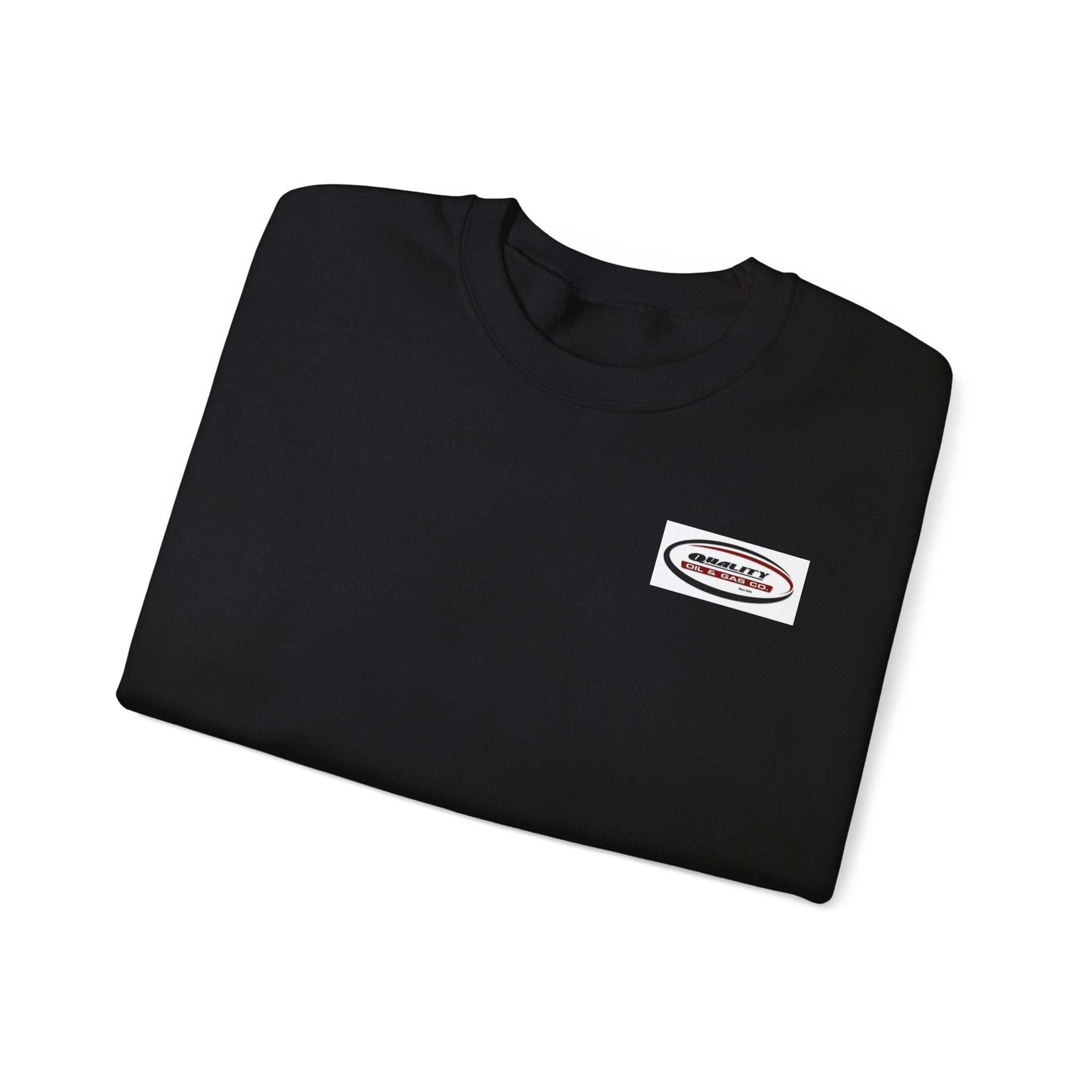 Crewneck Sweatshirt — Minimal Oval Logo Chest Graphic