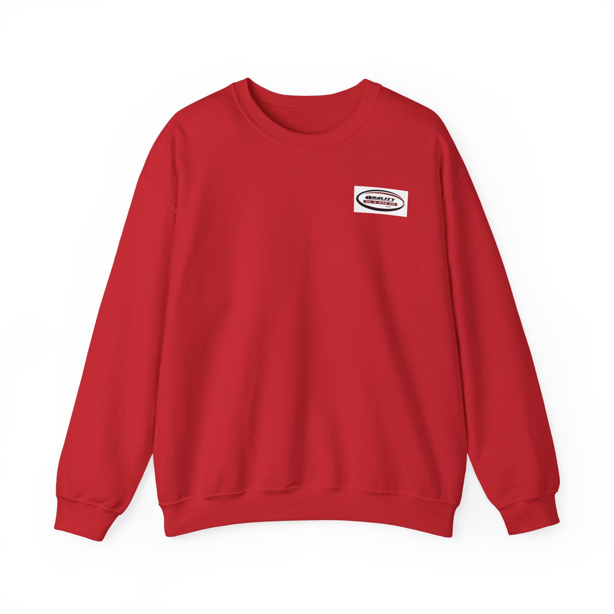 Crewneck Sweatshirt — Minimal Oval Logo Chest Graphic